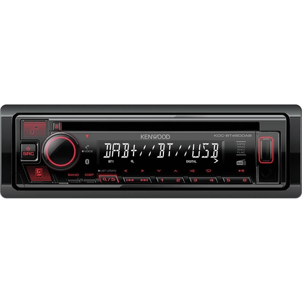 Kenwood CD/USB-Receiver mit Bluetooth & DAB+ Digitalradio KDCBT450DAB Autoradio (Anschluss für Lenkradfernbedienung)