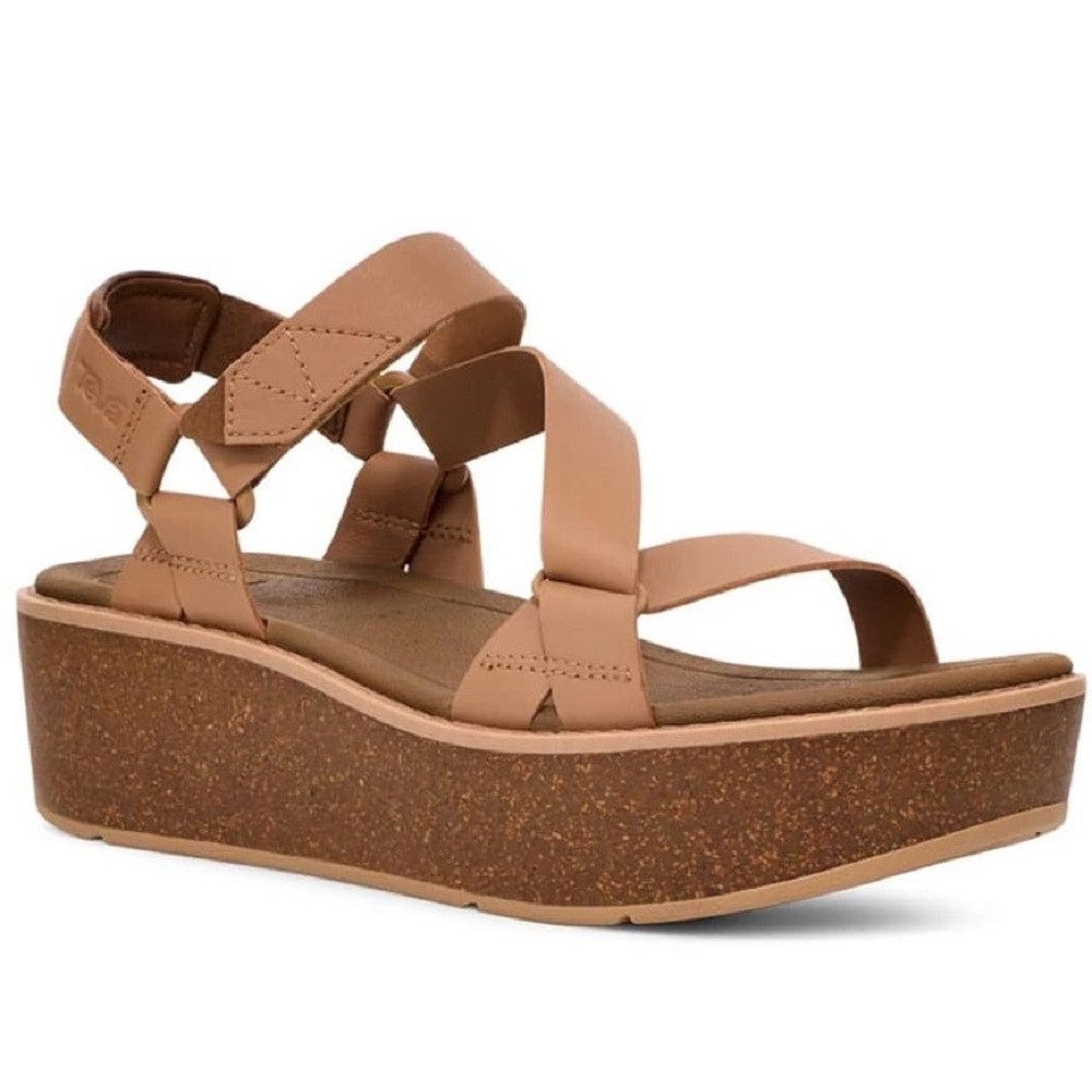 Teva Madera Wedge Damen Sandalen Plateausandalen Freizeit Leder 1151015 TEY Sandale Komfort
