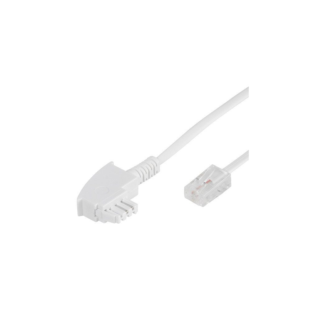 DSL Anschlusskabel, TAE-F-Stecker auf RJ45-Stecker 8p8c, 5m (45052) Telefonkabel