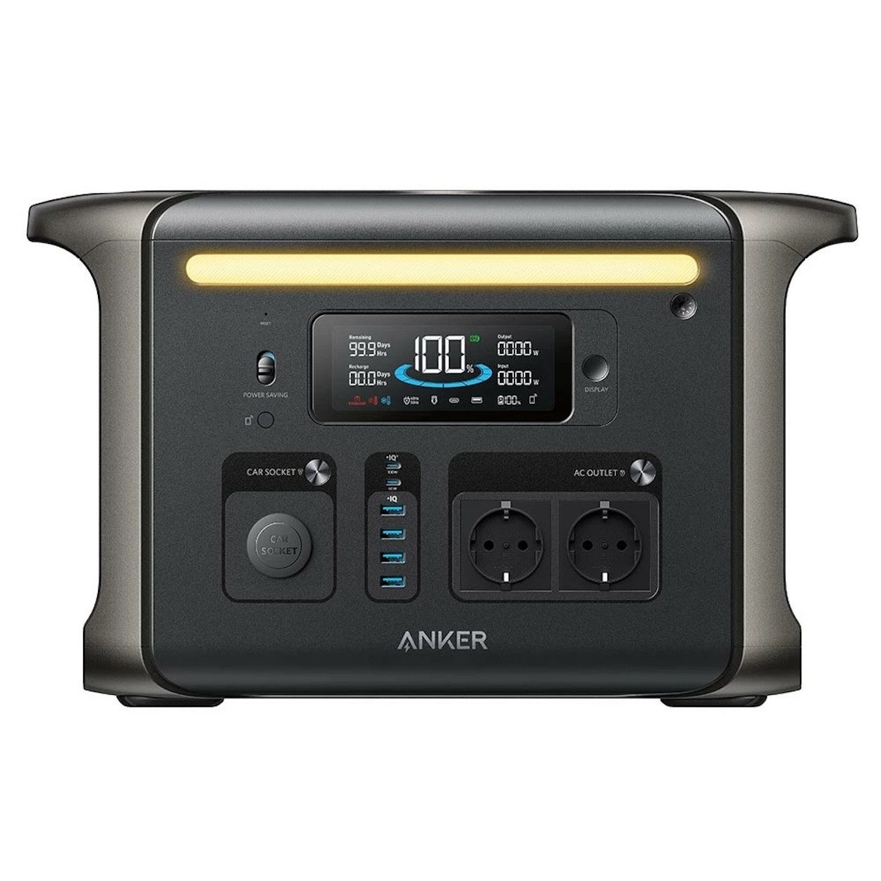 Anker Anker SOLIX F1500 Powerstation 1536Wh, 1800W 0% Mwst. Powerstation Dieses Angebot ist mit 0% Mwst. gemäß §12, Abs. 3 UstG ausgewiesen und richtet sich ausschließlich an Endverbraucher F1500 (5-240 V, 1 St), GaNPrime Technologie für schnelleres und effiziernteres Laden