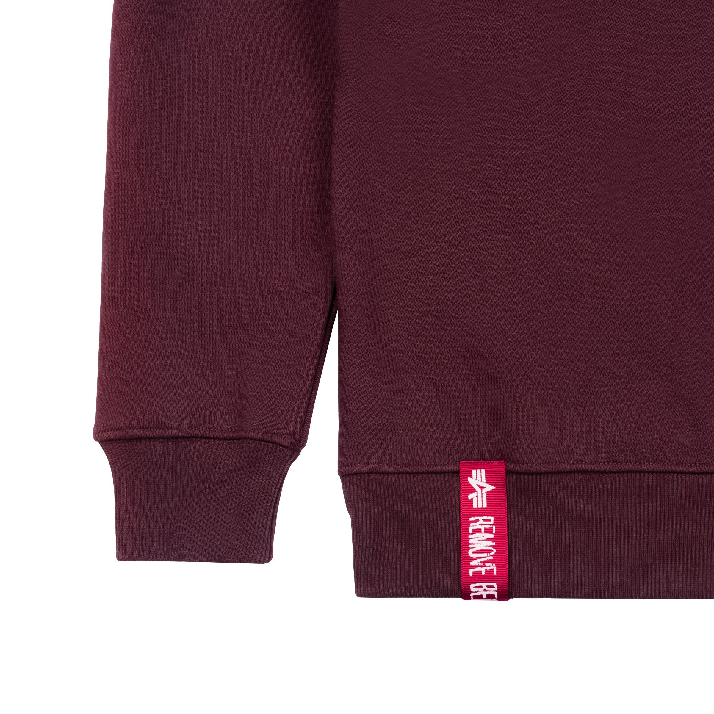 Industries Herren Sweatshirt deep Sweatshirt Alpha maroon Alpha Industries Basic