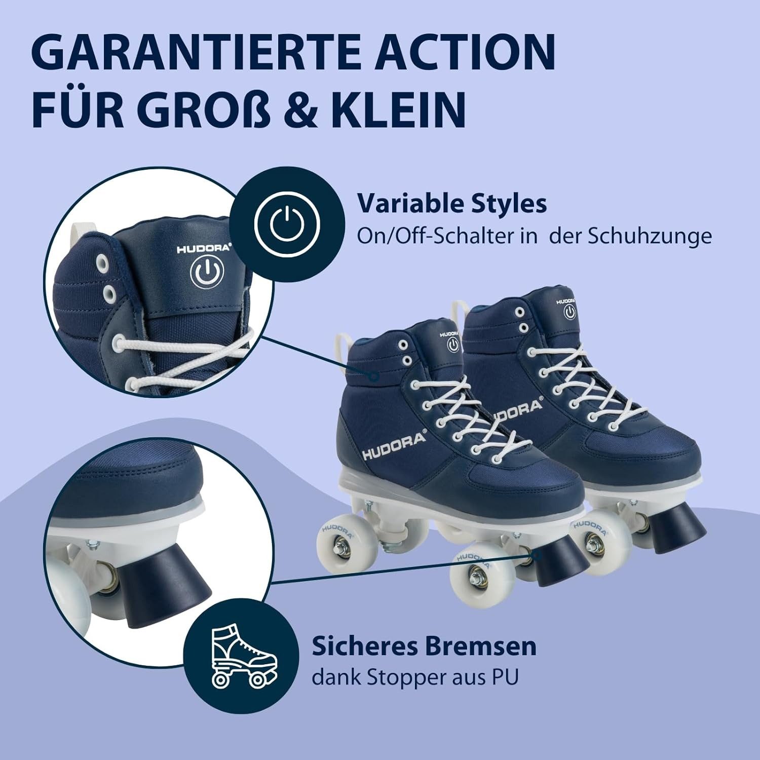 Hudora Rollschuhe HUDORA LED Roller Skates Rollschuhe