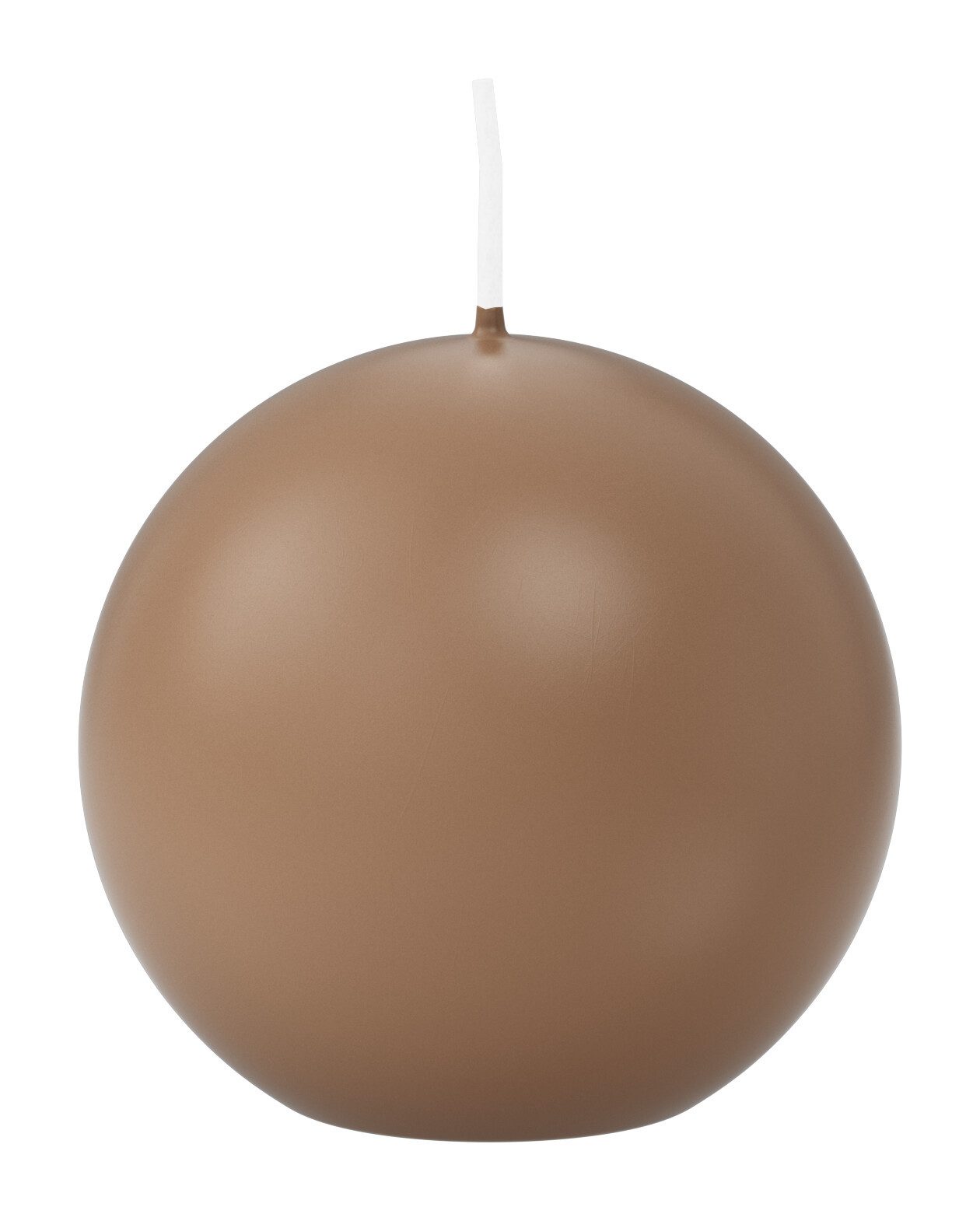 Wiedemann Kerzen Kugelkerze Kugelkerzen Caramel Ø 60 mm, 16 Stück