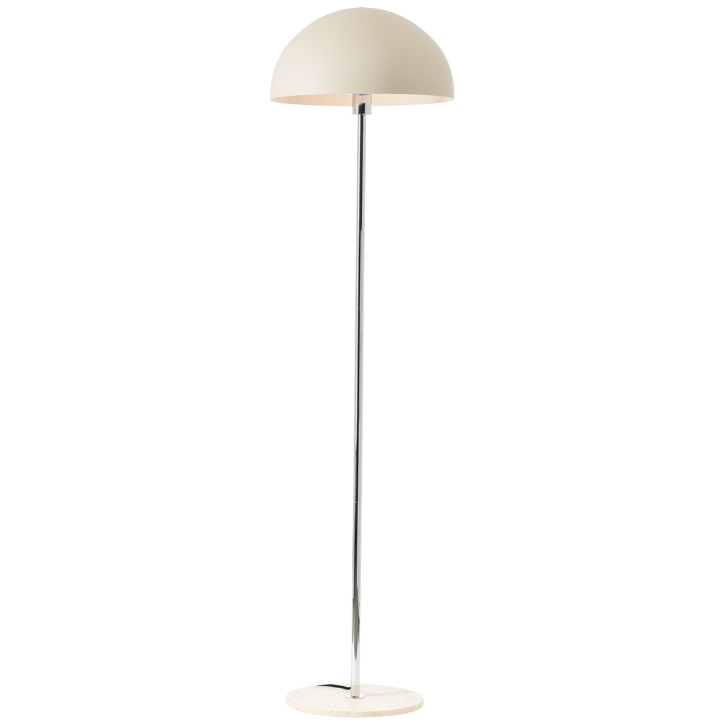 LeGer Home by Lena Gercke Stehlampe Linnea Pilz Lampe - Travertin Steinfuß, ohne Leuchtmittel, Pilzleuchte, Höhe 150cm – Bild 3 von 5
