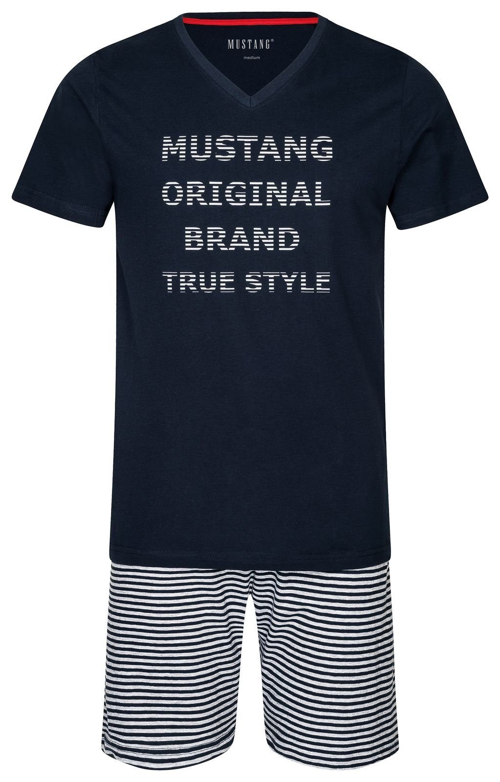 MUSTANG Schlafanzug OLE Short-Set T-Shirt Short günstig online kaufen
