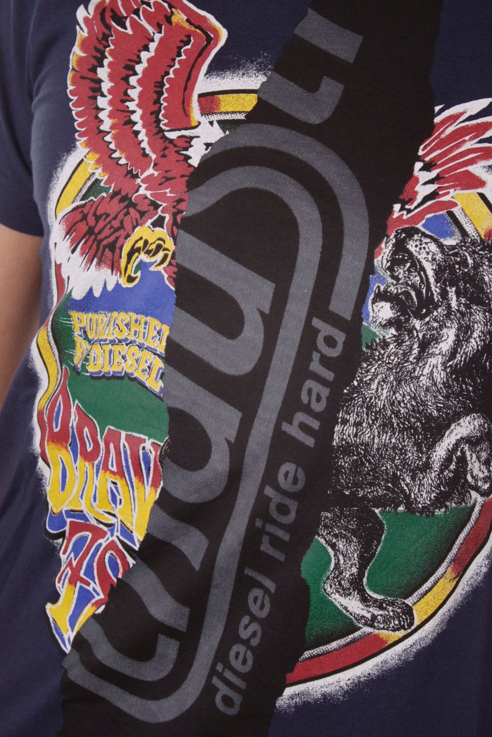 Diesel T-Shirt Diesel T-Diego-QB Herren T-Shirt