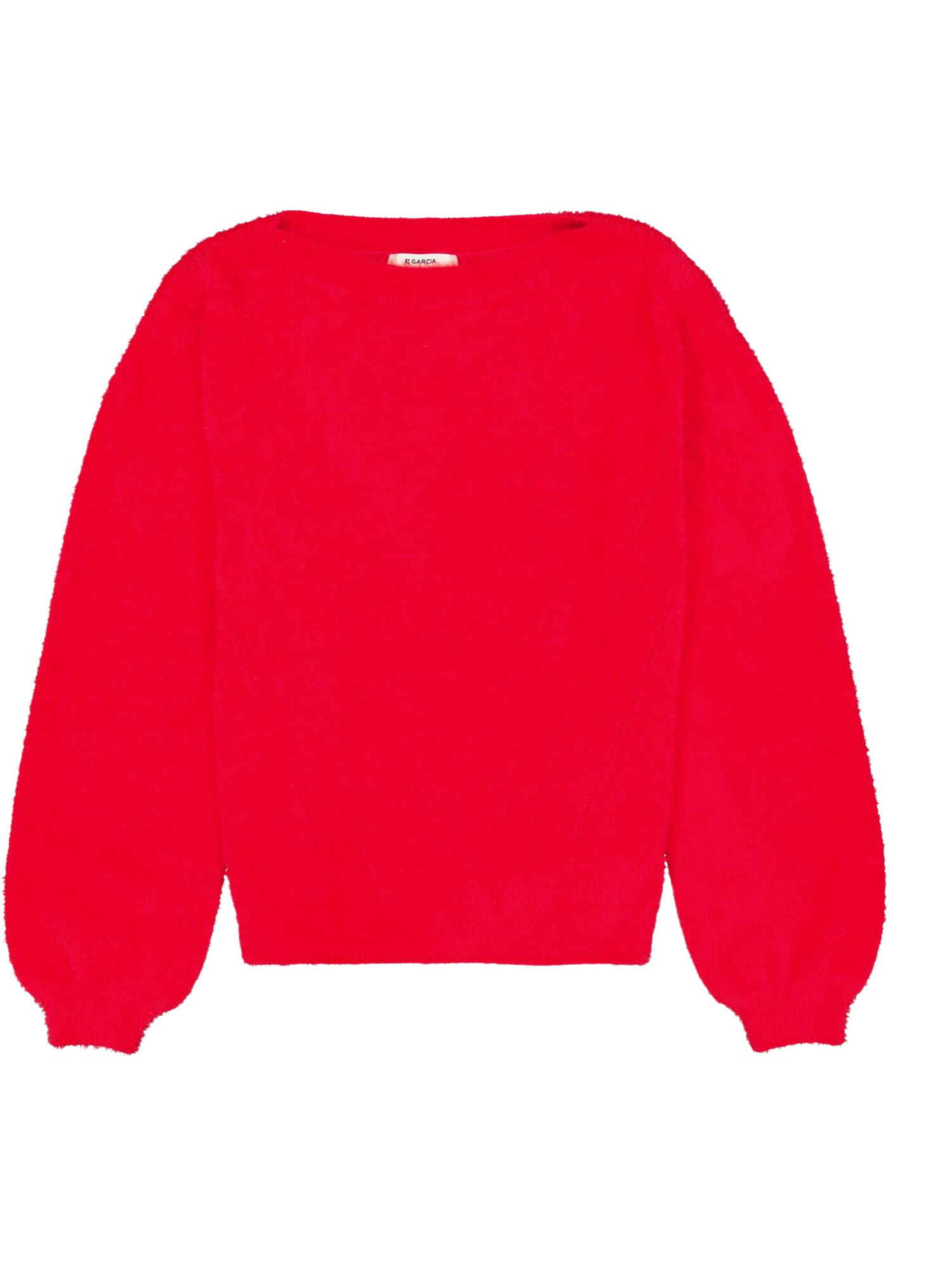 Garcia Strickpullover rot,Casual,Polyacryl,Unifarben,U-Boot,Langarm,Regular Fit