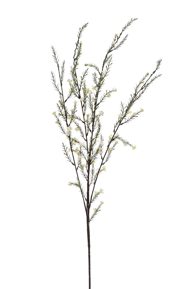 Kunstzweig Künstlicher Rosmarin Zweig HARBARD mit Blüten, Creme, 115cm Rosmarin, artplants, Höhe 115.0 cm