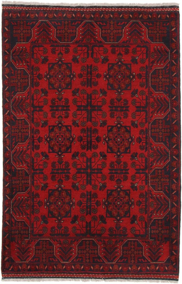 Orientteppich Khal Mohammadi 102x148 Handgeknüpfter Orientteppich, Nain Trading, rechteckig, Höhe: 6 mm