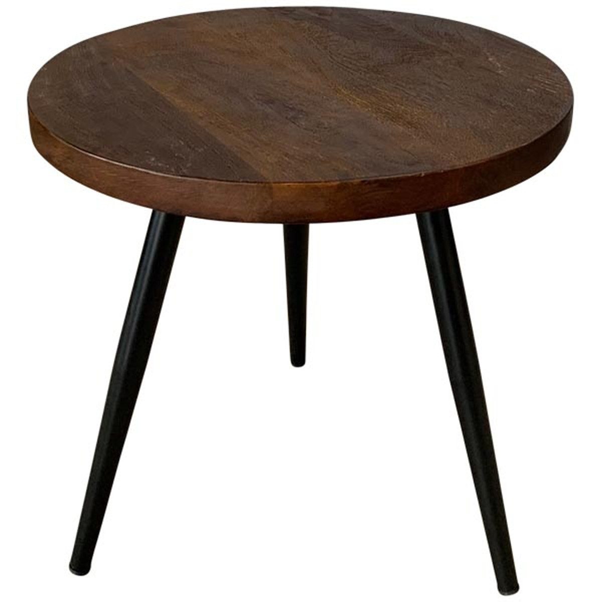 Annimuck Beistelltisch Tisch Puri, braun, Holz/Metall, 40x40x38 cm (1-St)