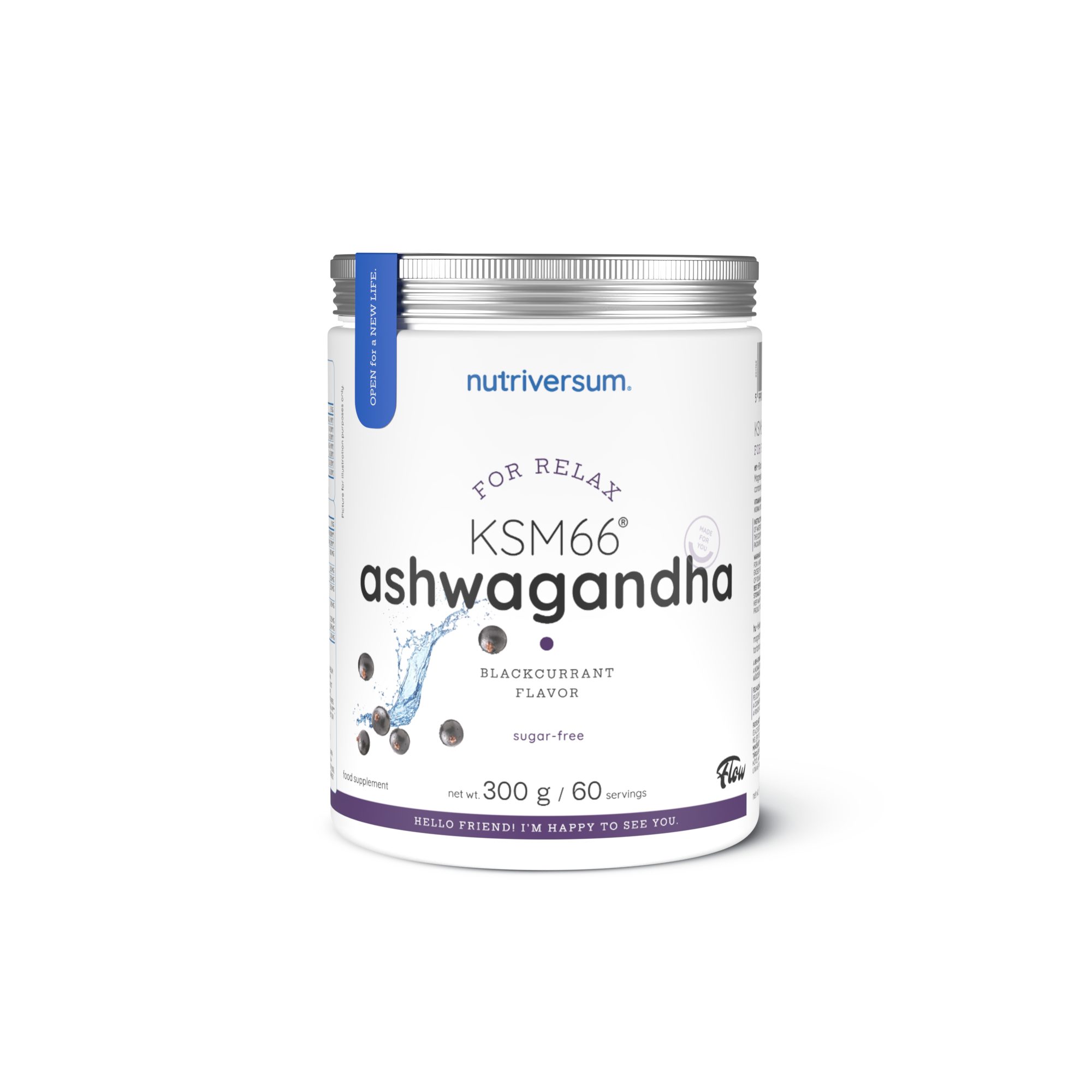 nutriversum Nutriversum Ashwaganda Pulver mit KSM66 Flow 300gr Pulver, 300 g