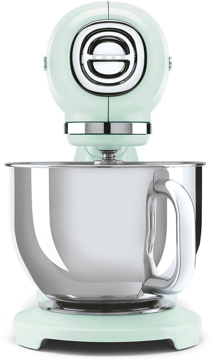 Smeg Küchenmaschine SMF03PGEU Pastellgrün, 800 W, 4,8 l Schüssel