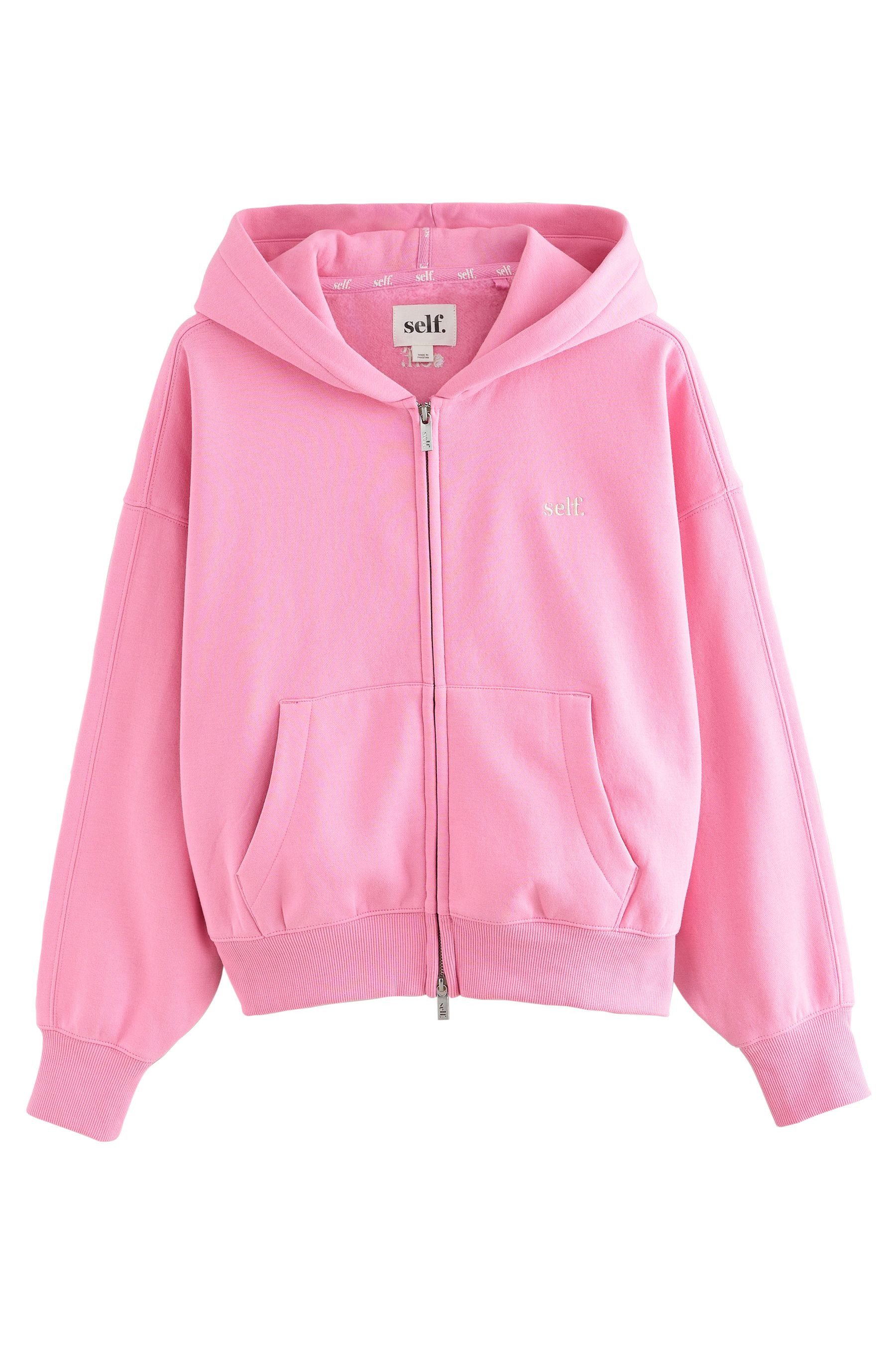 self Sweater Kapuzenjacke mit Reißverschluss (1-tlg) günstig online kaufen