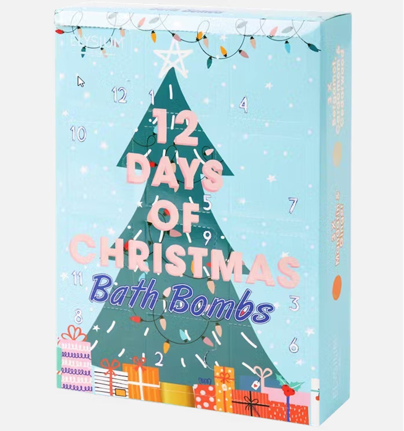 Badekugel Badekugeln Geschenkset 12 Tage Badekugeln Kalender Badebomben