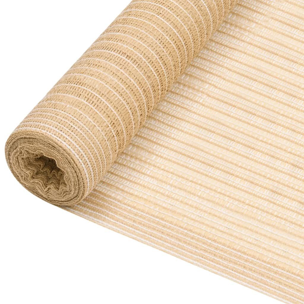 vidaXL Blende Zaunblende Beige 1x25 m HDPE 195 g/m²