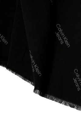 Calvin Klein Jeans Modeschal CUT OUT MONOLOGO STOLE