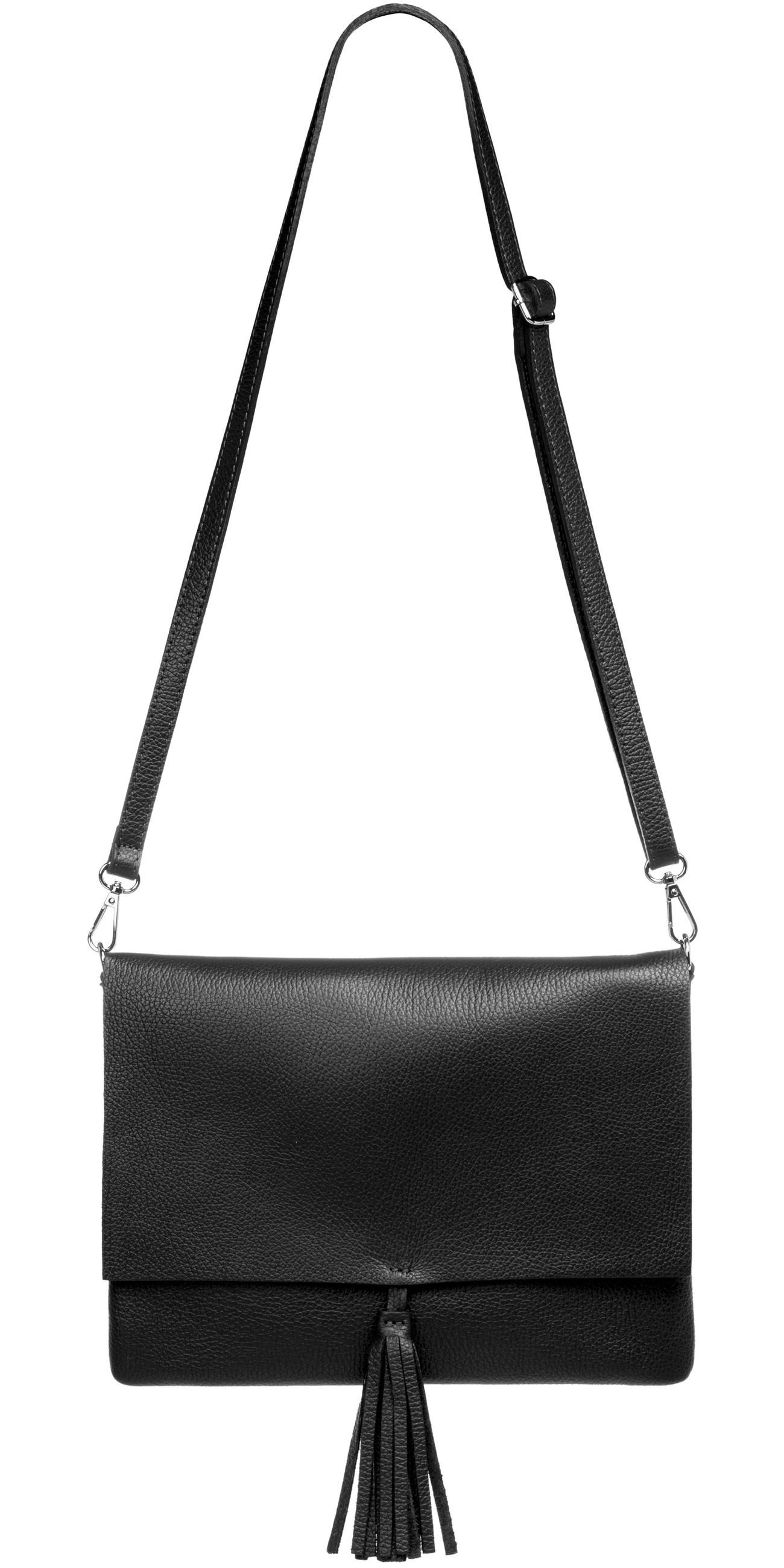 Caspar Umhängetasche xl Clutch Leder Damen günstig online kaufen