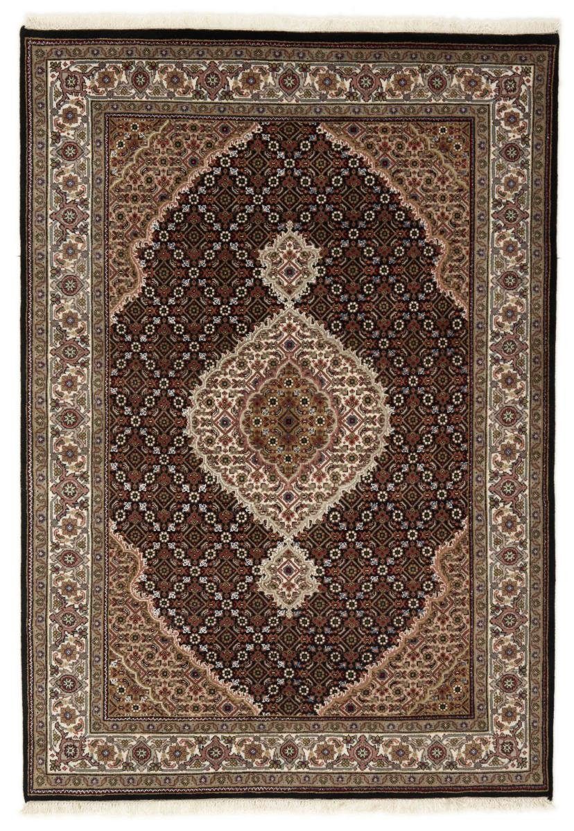 rechteckig, Täbriz Handgeknüpfter mm Orientteppich Nain Trading, Orientteppich, 140x198 Indo Höhe: 12