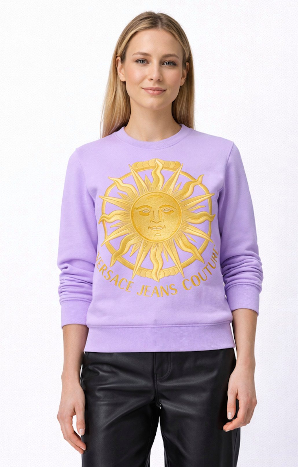 Versace Jeans Couture Sweatshirt Sweatshirt Pullover Logo Hodie Stickerei Sweater Pulli