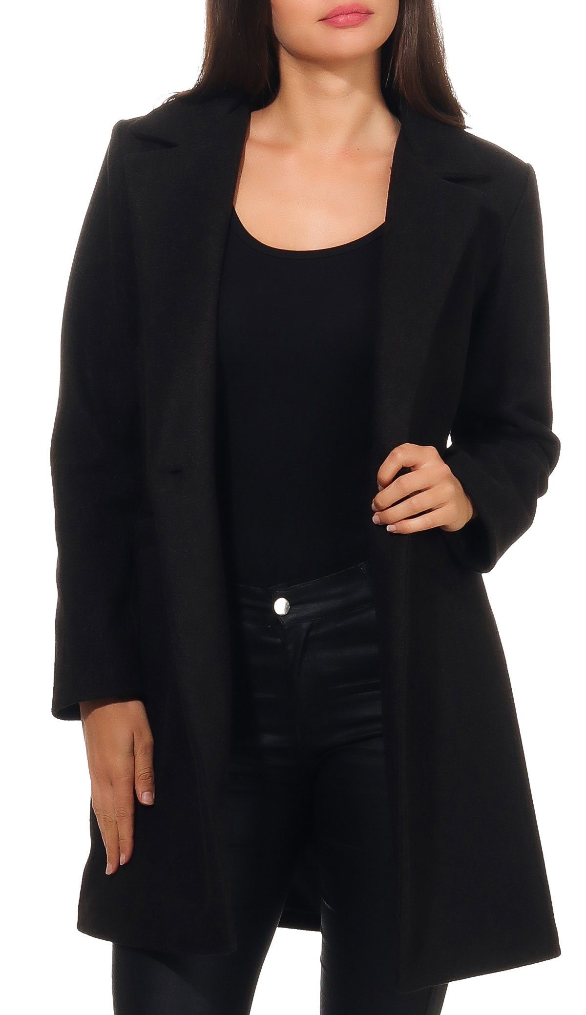 malito more than fashion Trenchcoat 19691 Übergangsmantel mit Knopfverschlu günstig online kaufen