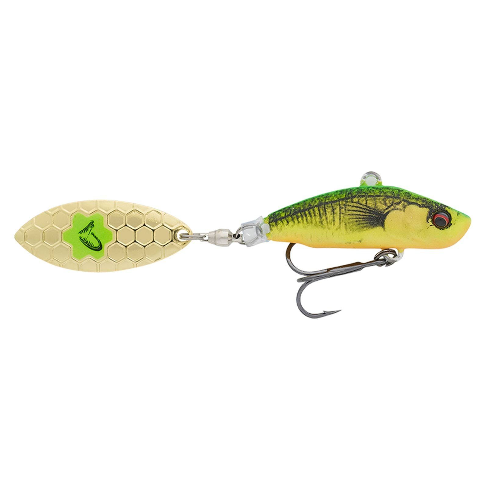 Savage Gear Kunstköder, Savage Gear 3D Sticklebait Tailspin 6,5cm 9g Sink. Firetiger Jig Spinner