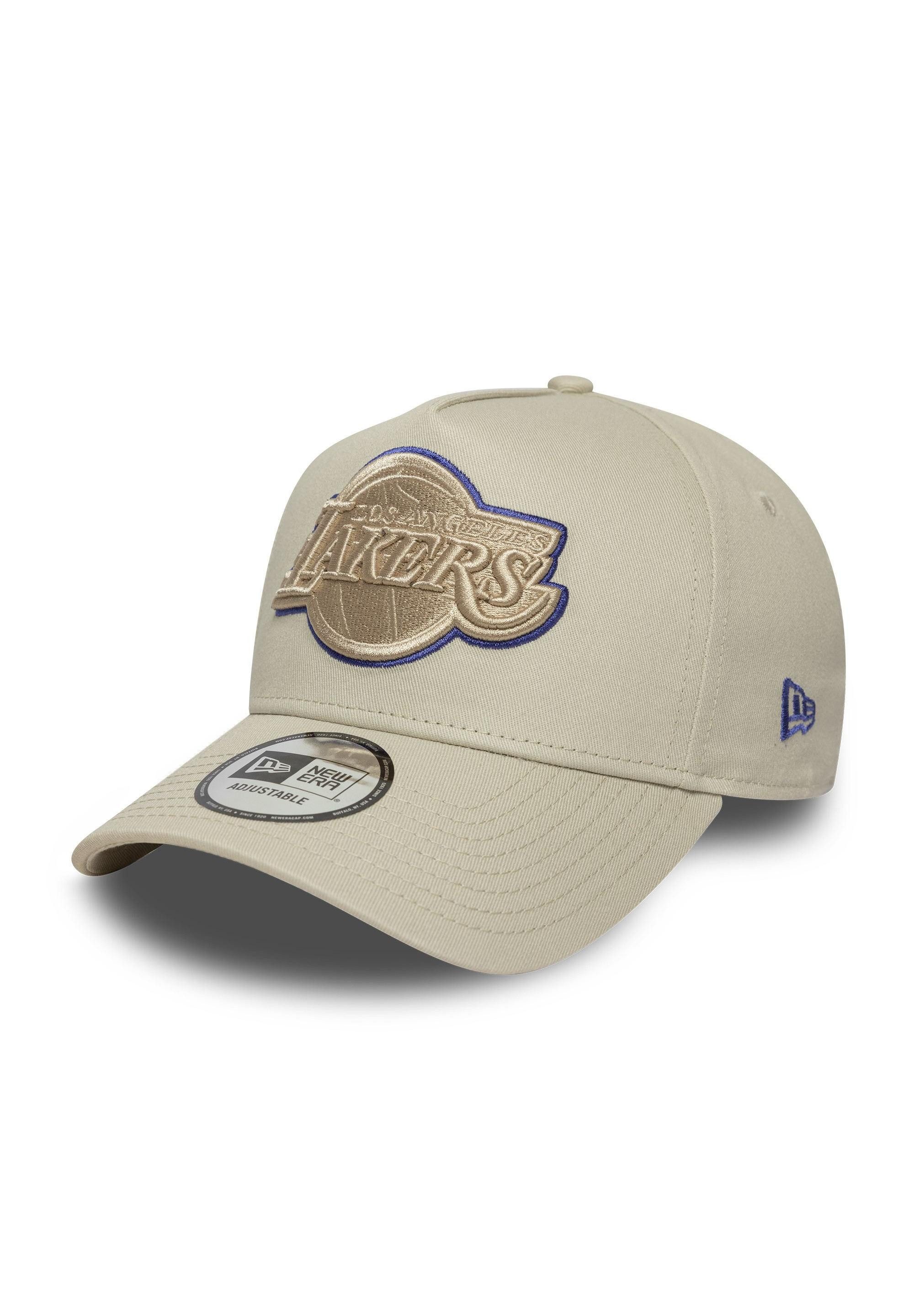 Baseball Cap Los Angeles Lakers A-Frame Tonal Outline Cap New Era Beige