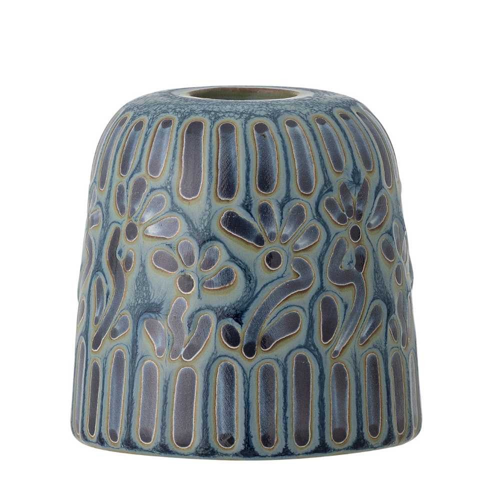 Kerzenhalter Bloomingville Kerzenhalter SAMSIN Blau 7x7 cm