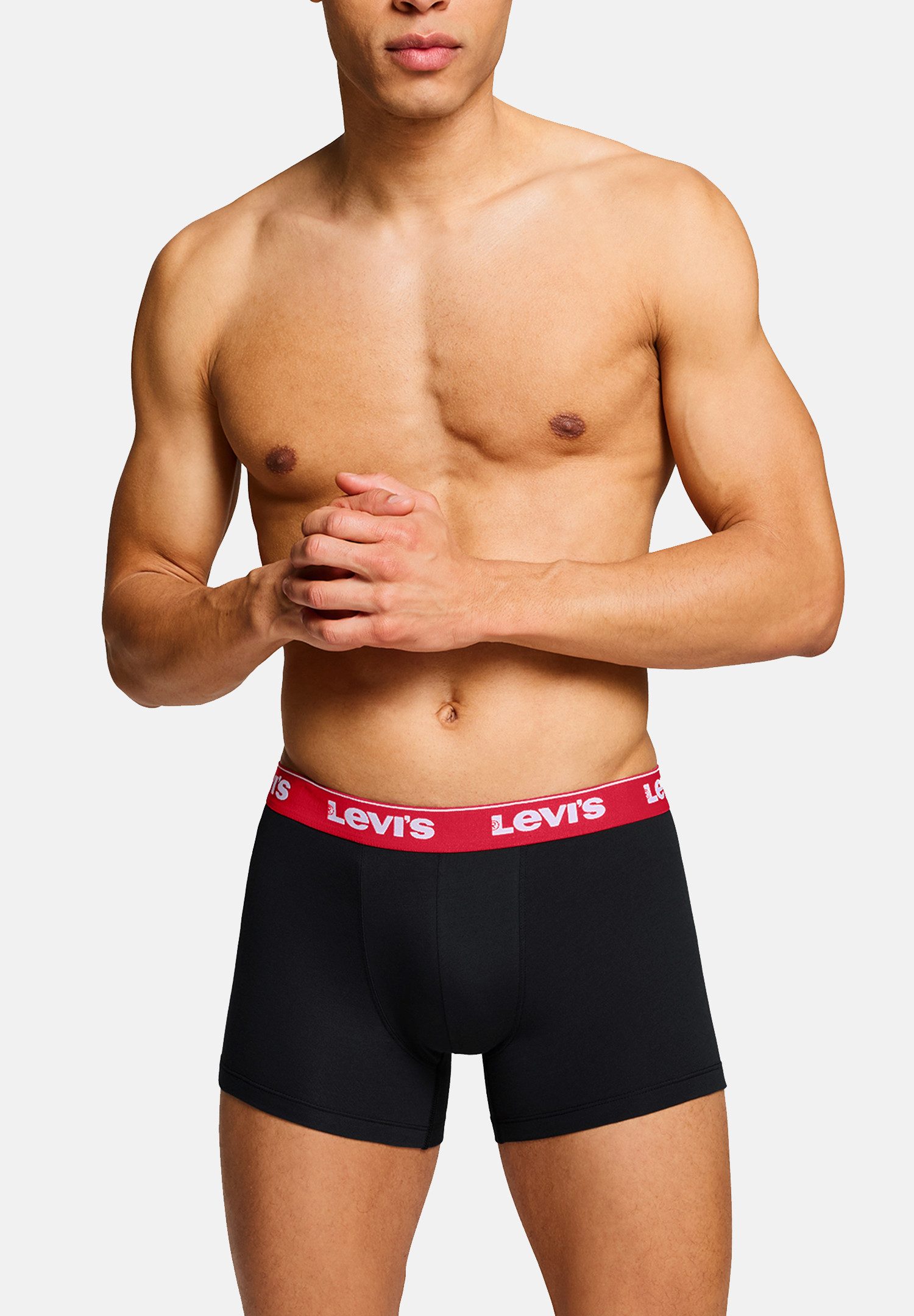Levi's® Boxershorts LEVIS Men Repeat Logo Boxer 3P (Spar-Pack, 3-St., 3er-Pack) – Bild 4 von 5