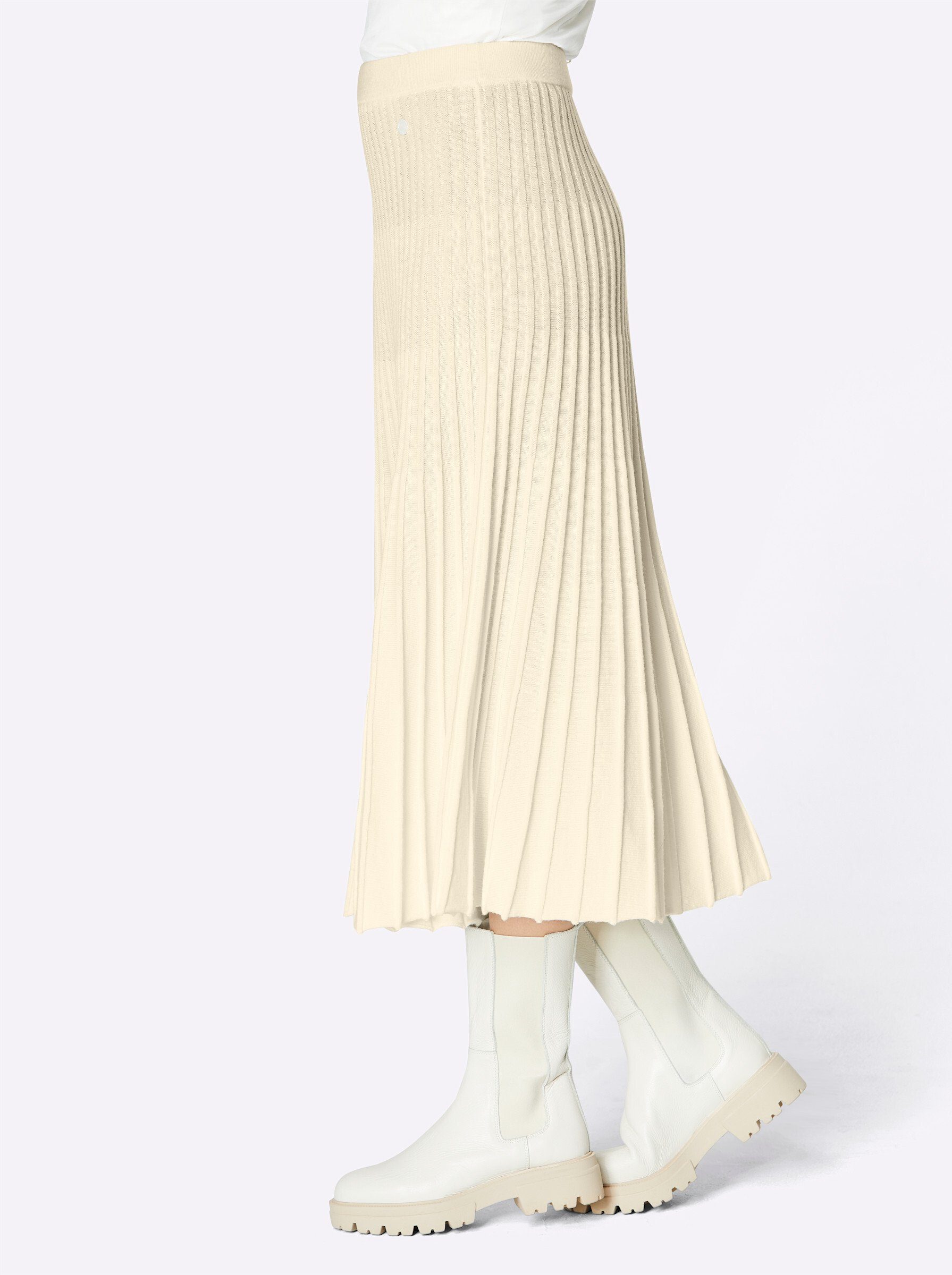 creation L Strickrock Merinowoll-Rock Länge ca. 80 cm günstig online kaufen