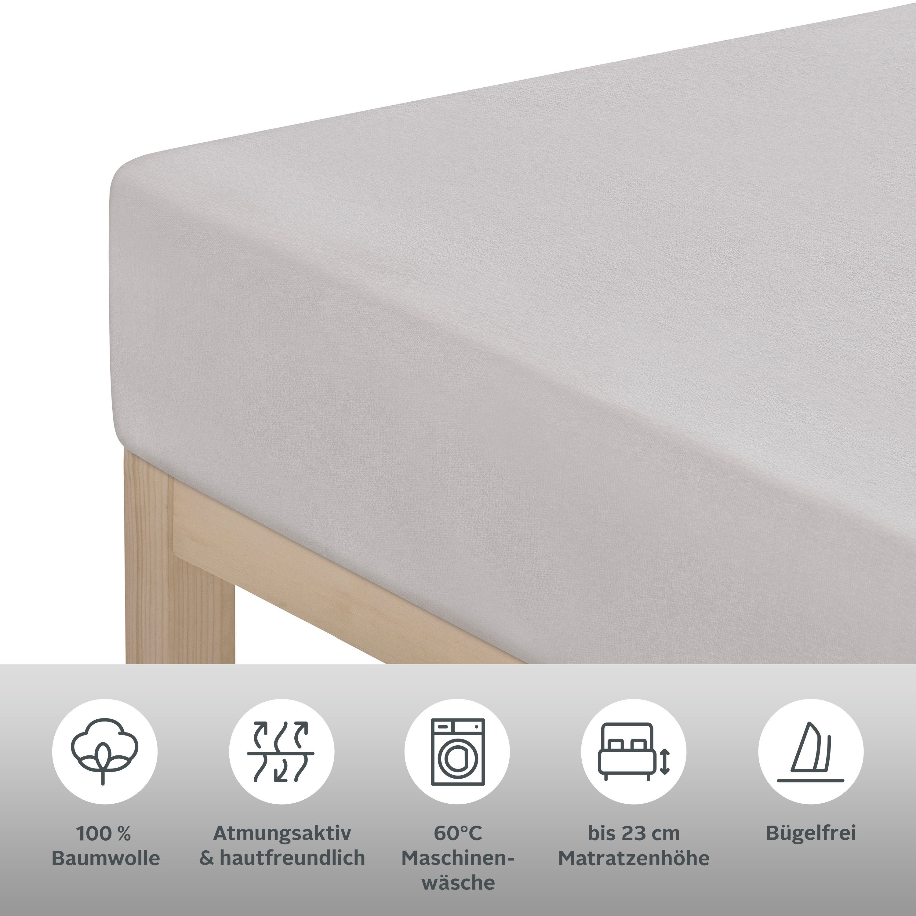 andas Spannbettlaken Greta in Gr. 90x200, günstig online kaufen