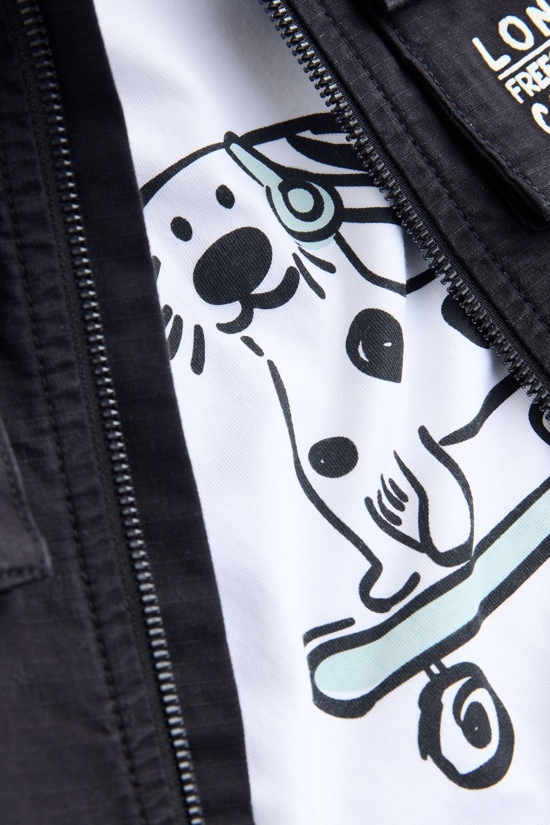 Next Kapuzenpullover Twill-Hemdjacke und T-Shirt im Set (2-tlg)