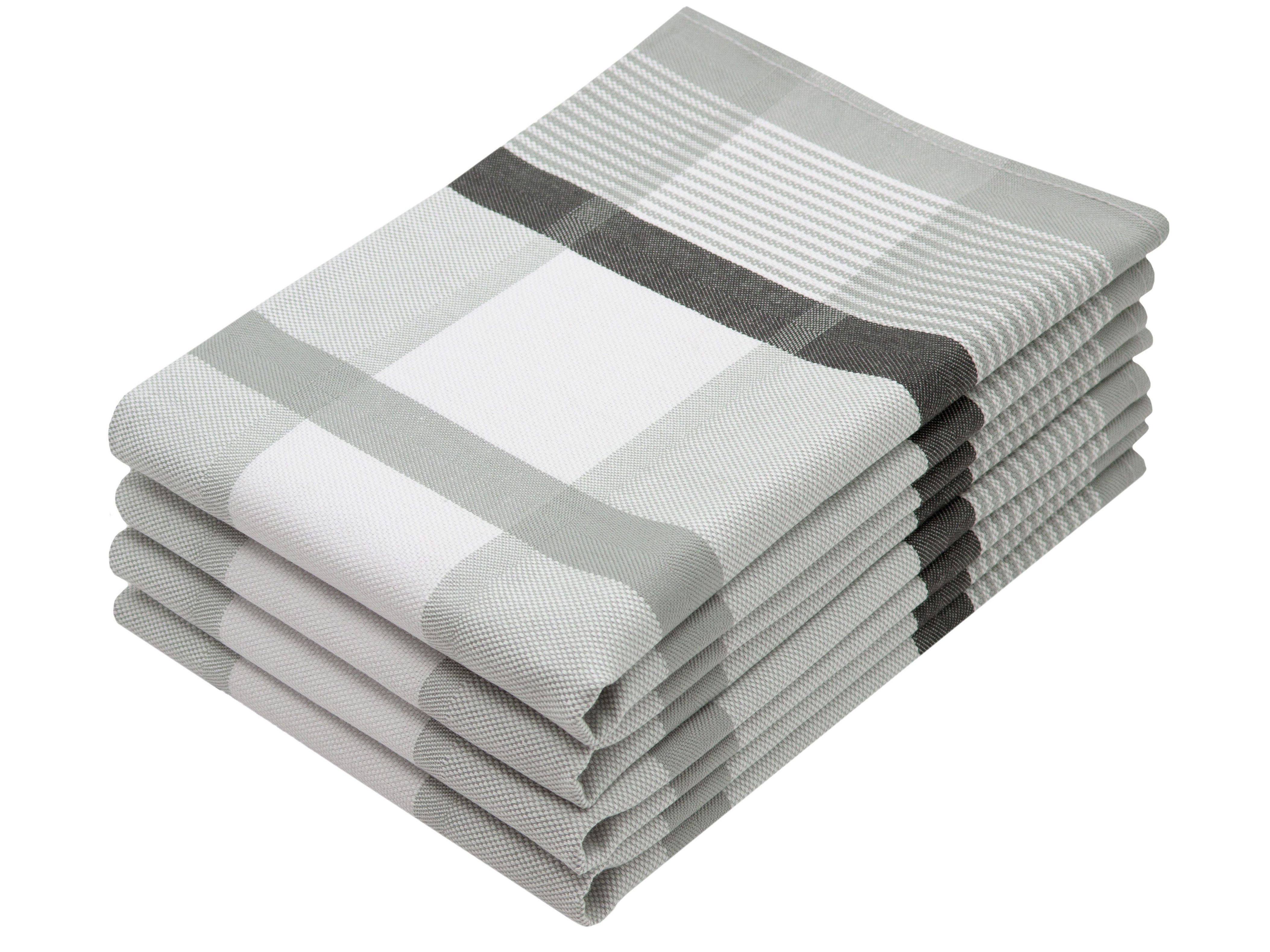 ZOLLNER Geschirrtuch, (Spar-Set, 4-tlg), 50 x 70 cm, 100% Baumwolle, vom Ho günstig online kaufen