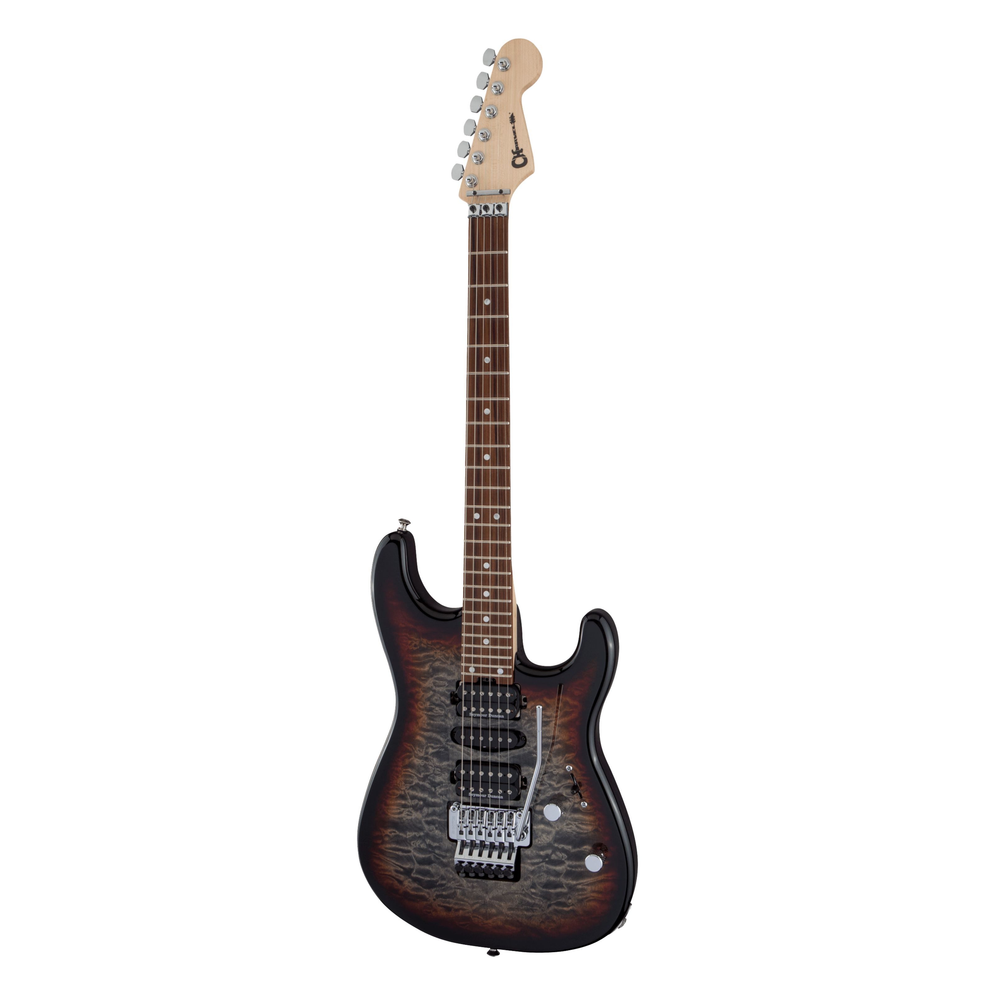 Charvel E-Gitarre, E-Gitarren, Andere Modelle, MJ SD1 24 HSH FR PF Midnight Glow - E-Gitarre