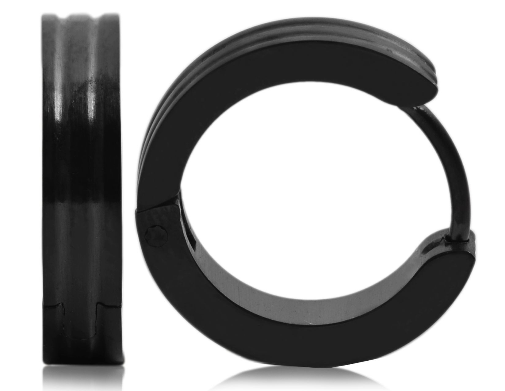 AKZENT Ohrring-Set Grooves Creolen Ohrringe Edelstahl günstig online kaufen