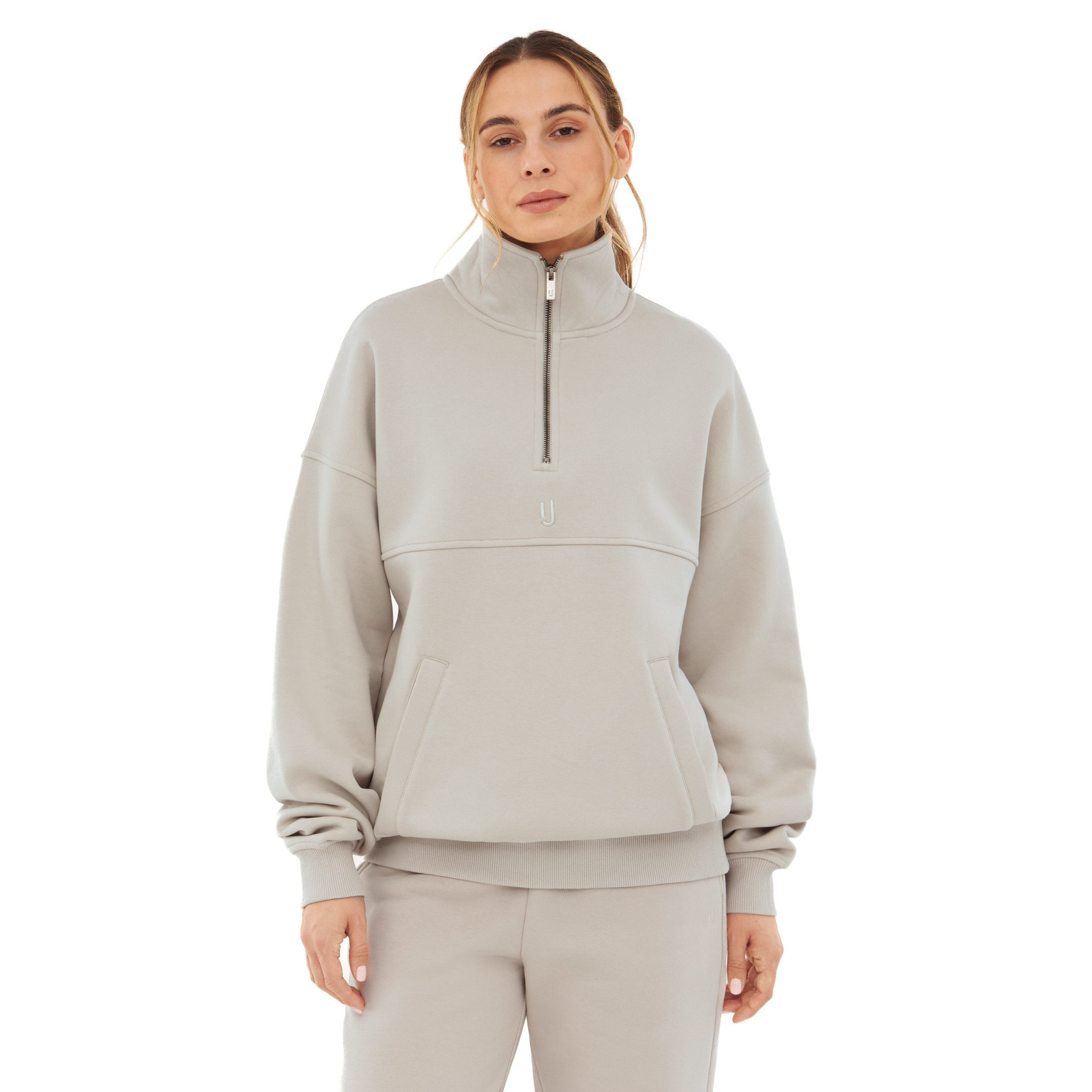 Johnny Urban Sweater Cooper Oversize Troyer (1-tlg) Half Zip Sweater mit Ta günstig online kaufen