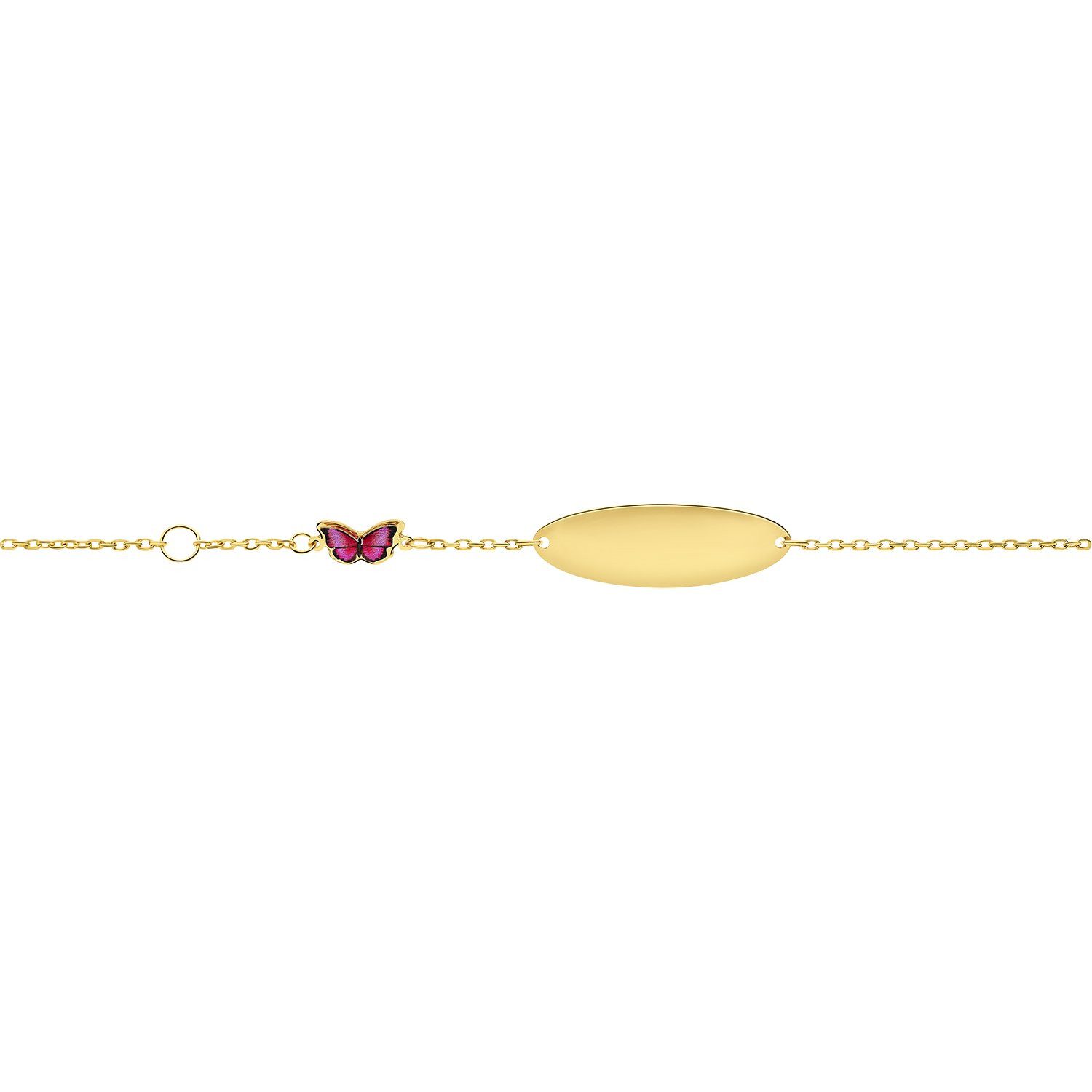 LUCARDI Armband mit Gravur Armband - 585 Gold - Gold - Emaille - Kinder – Bild 2 von 2