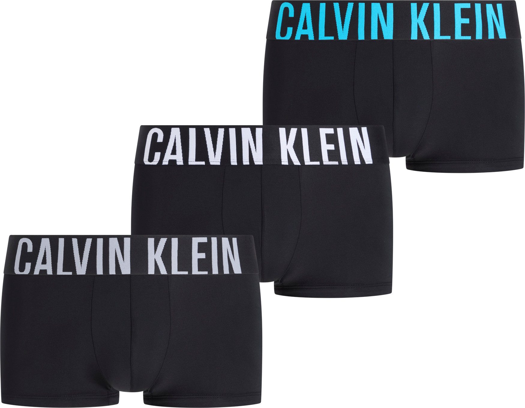 Calvin Klein Underwear Trunk LOW RISE TRUNK 3PK (Packung, 3-St., 3er-Pack) mit Logobund