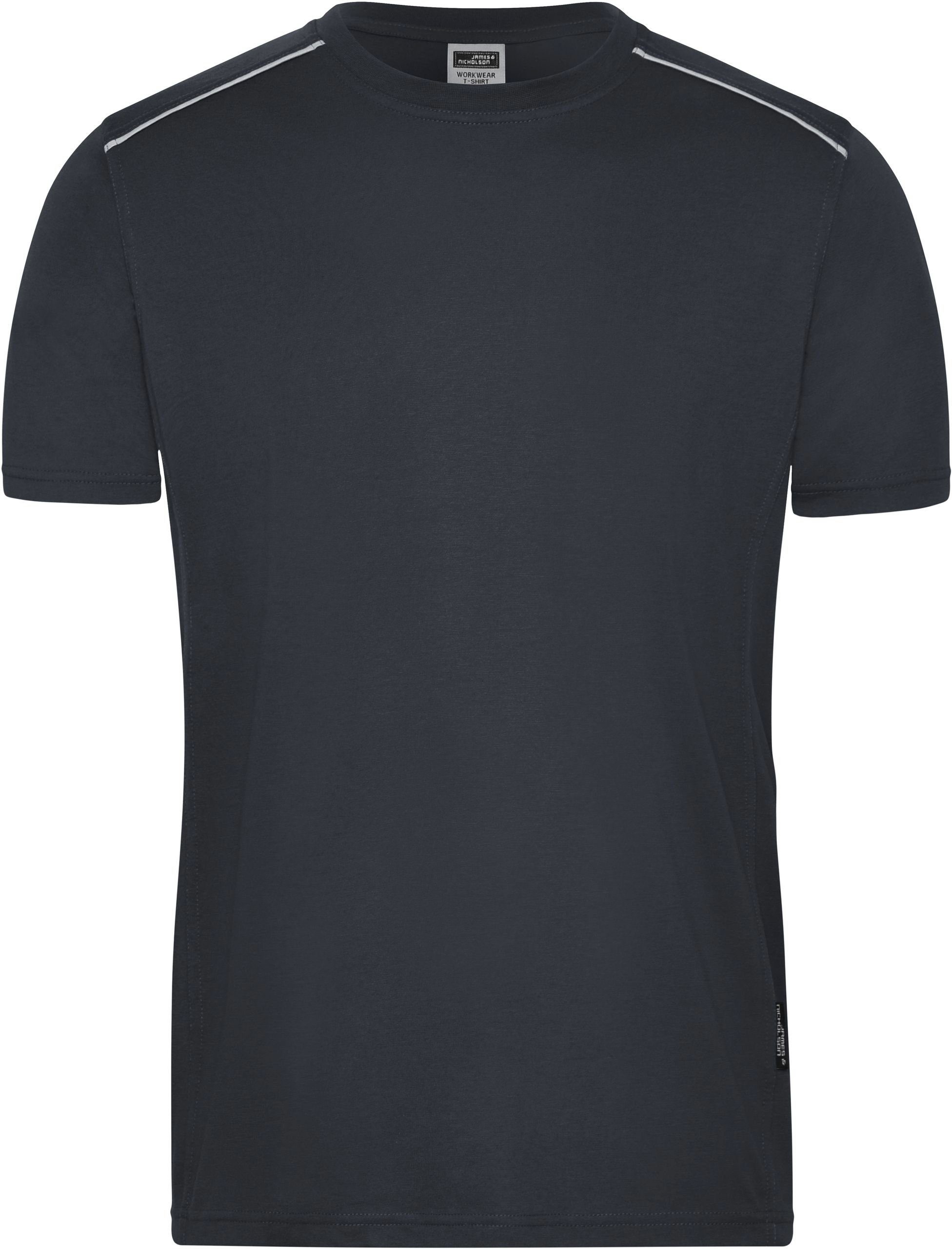 James & Nicholson T-Shirt Arbeits Bio Baumwolle T-Shirt Workwear -Solid- FaS50890 Navy
