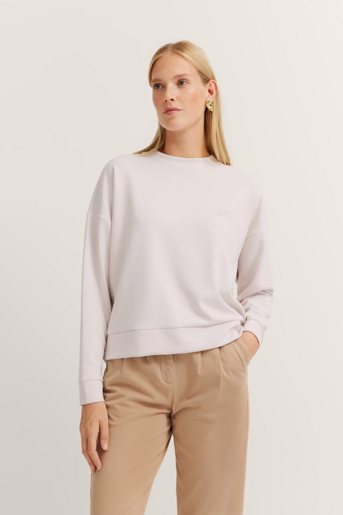 bugatti Sweatshirt mit Schriftzug