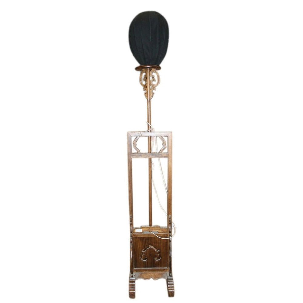 Luxury-Park-Direct Kommode China hohe Stehlampe aus Massivholz im traditionellen Stil. Luxury-Par