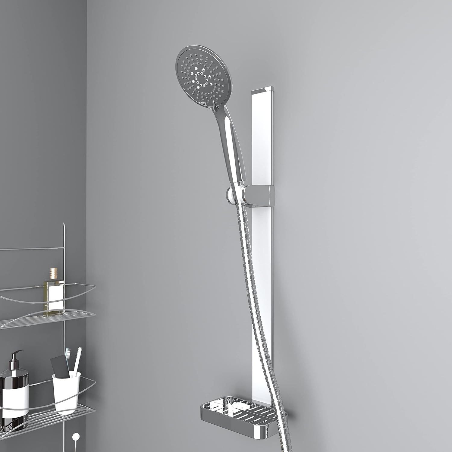 Euroshowers GmbH Duschbrause Duschbrause Duschstange Duschkopf Halter Ohne günstig online kaufen