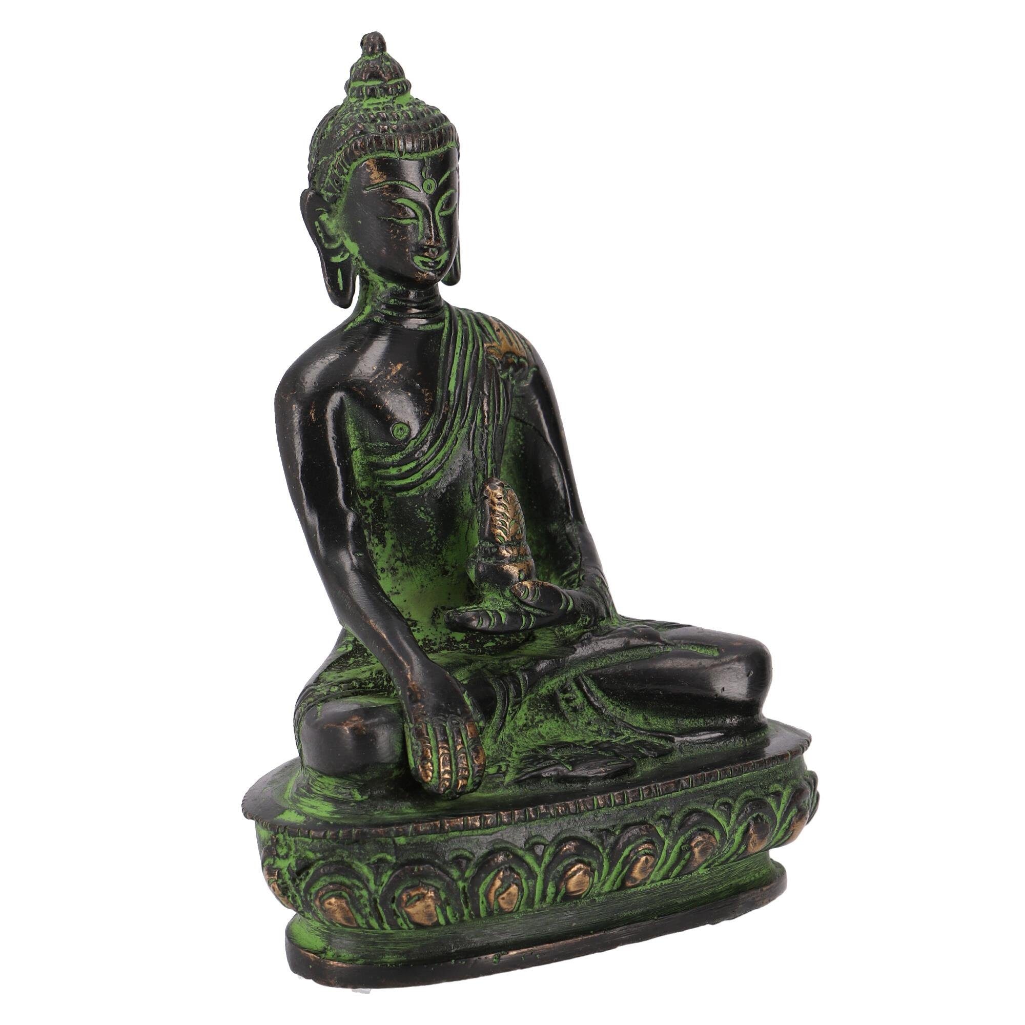 Messing 10.. Buddha Statue Buddha Guru-Shop Akshobaya Buddhafigur aus