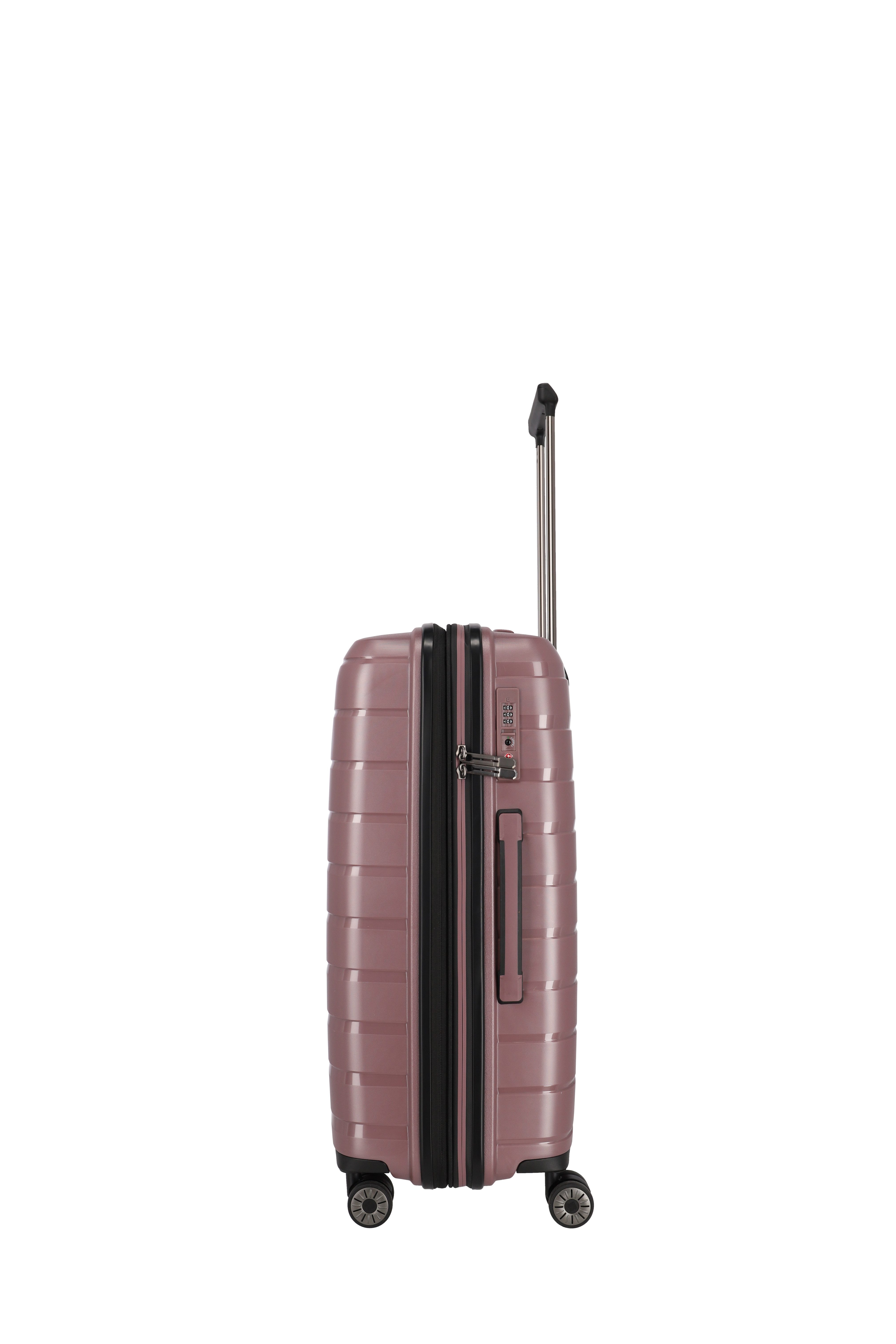 travelite Trolley AIR BASE Reisekoffer Hartschale, 4 Rollen, kratzresistenter Oberfläche und cleverer Innenaufteilung