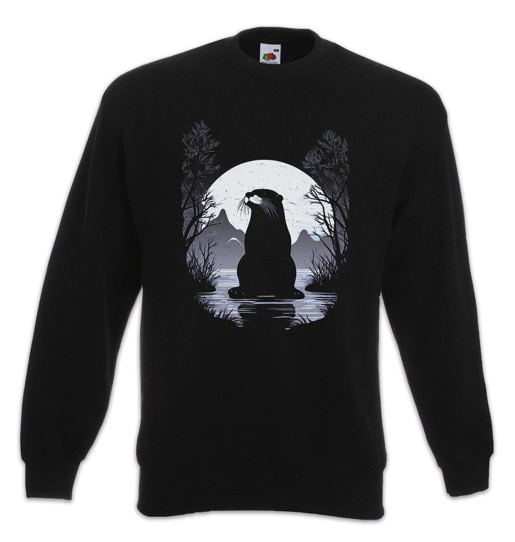 Sweatshirt Otter Water Moon Sweatshirt Space Cute Otters Funny Love Liebe Viral