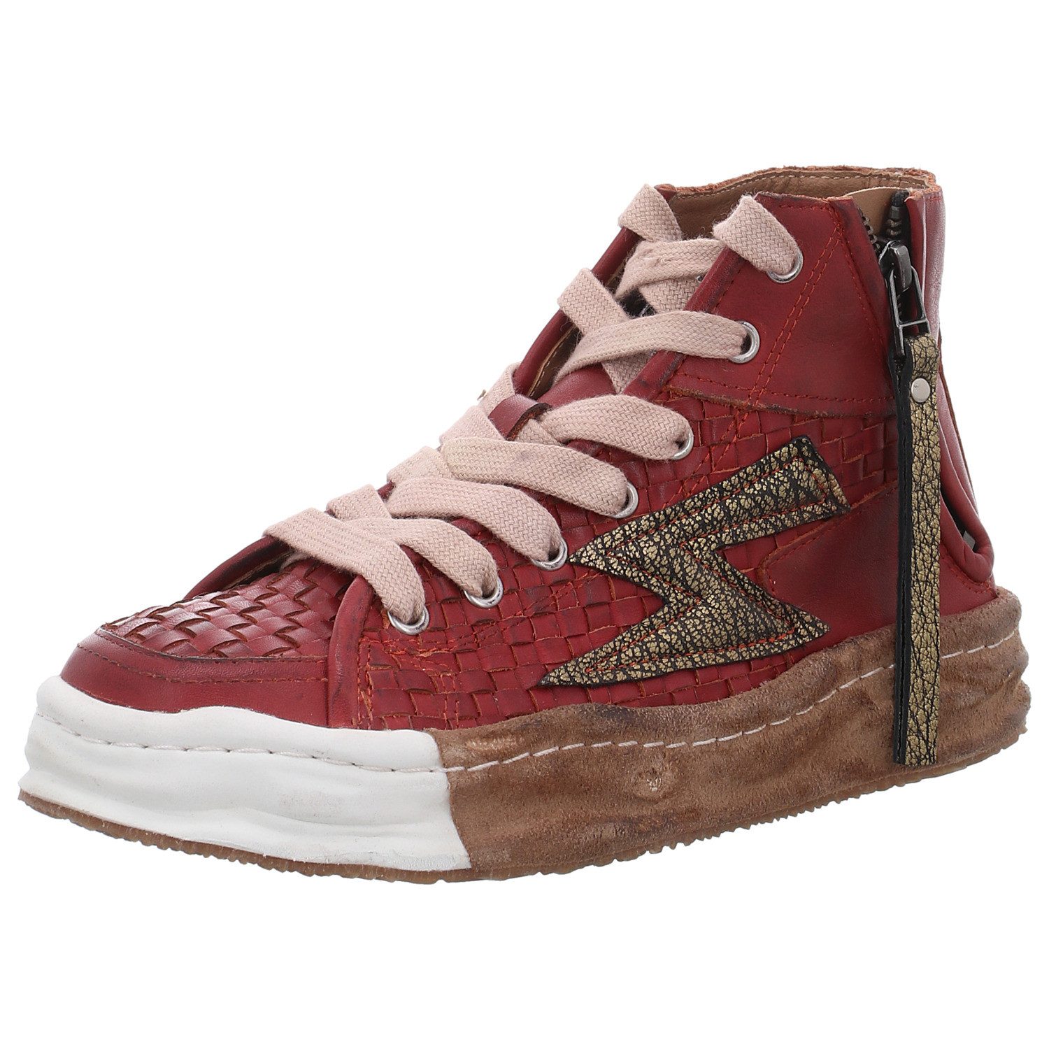 Rebecca White Rethunder Wovens Sneaker