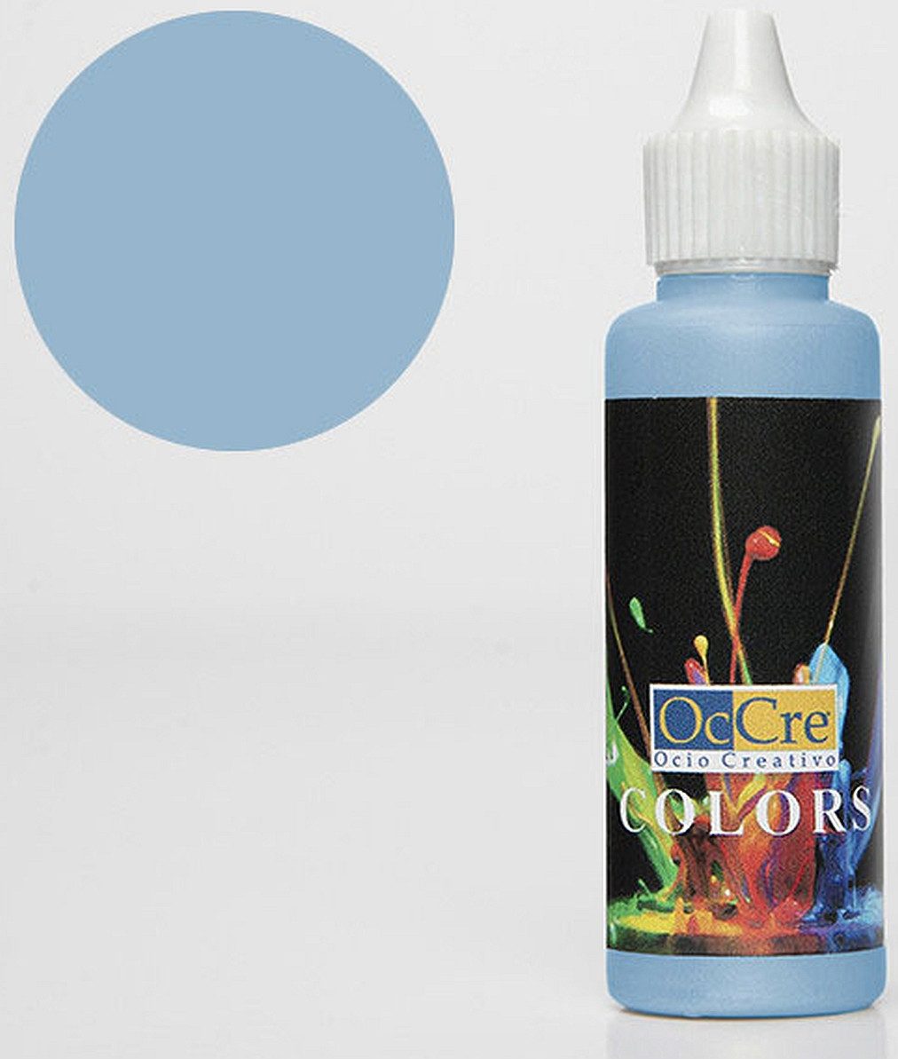 OcCre Modellbausatz Ocolor Light blue 30 ml EOL, (Bastelbedarf, 1-tlg., Oberflächenbehandlung), Made in Europe