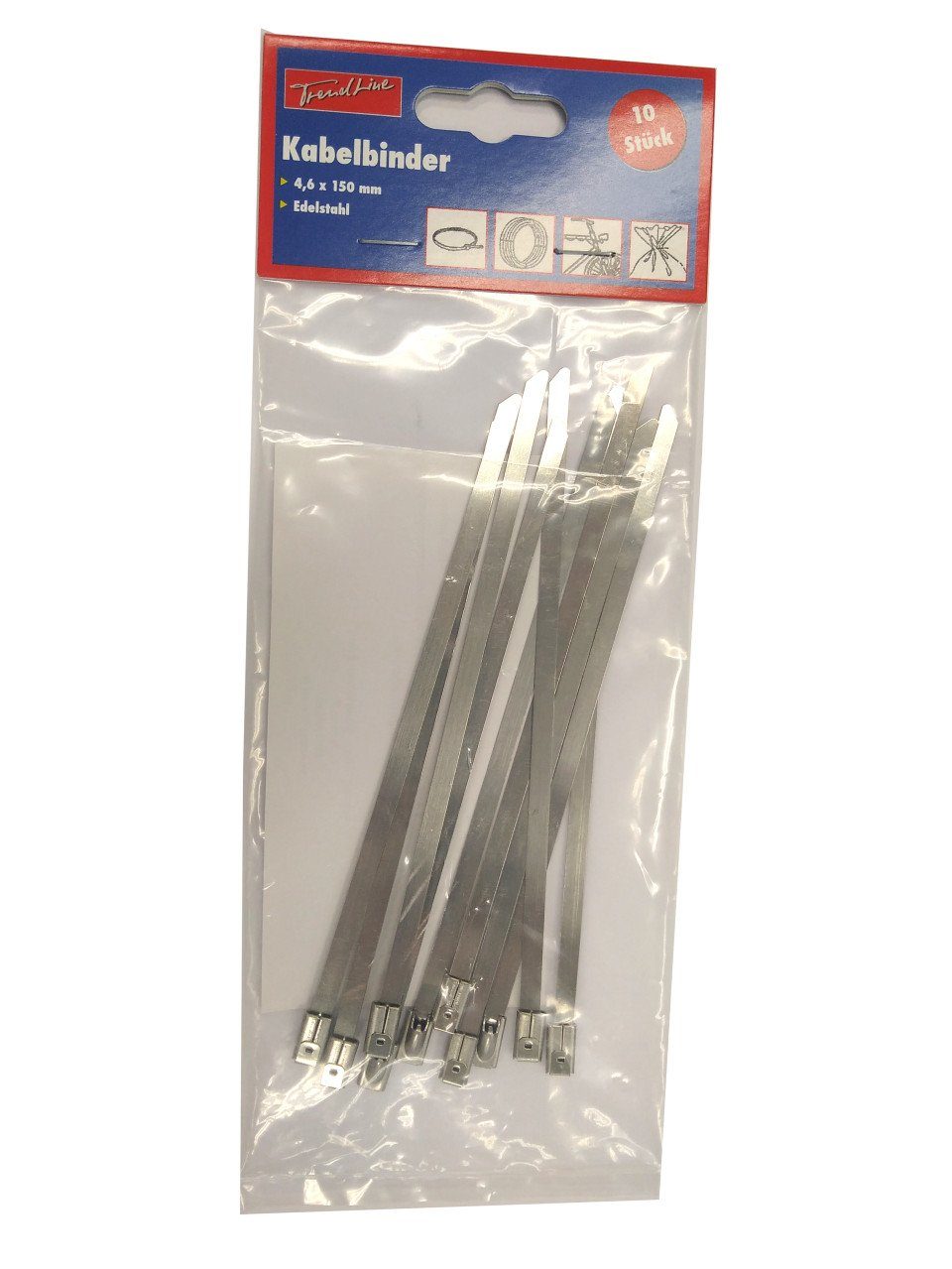 Trend Line Электропроводbinder TrendLine Электропроводbinder 4,6 x 150 mm, 10 Stück