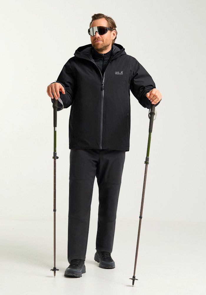 Jack Wolfskin Winterjacke WISPER INS JKT M Schlichte Isolationsjacke mit Wetterschutz. – Bild 3 von 5