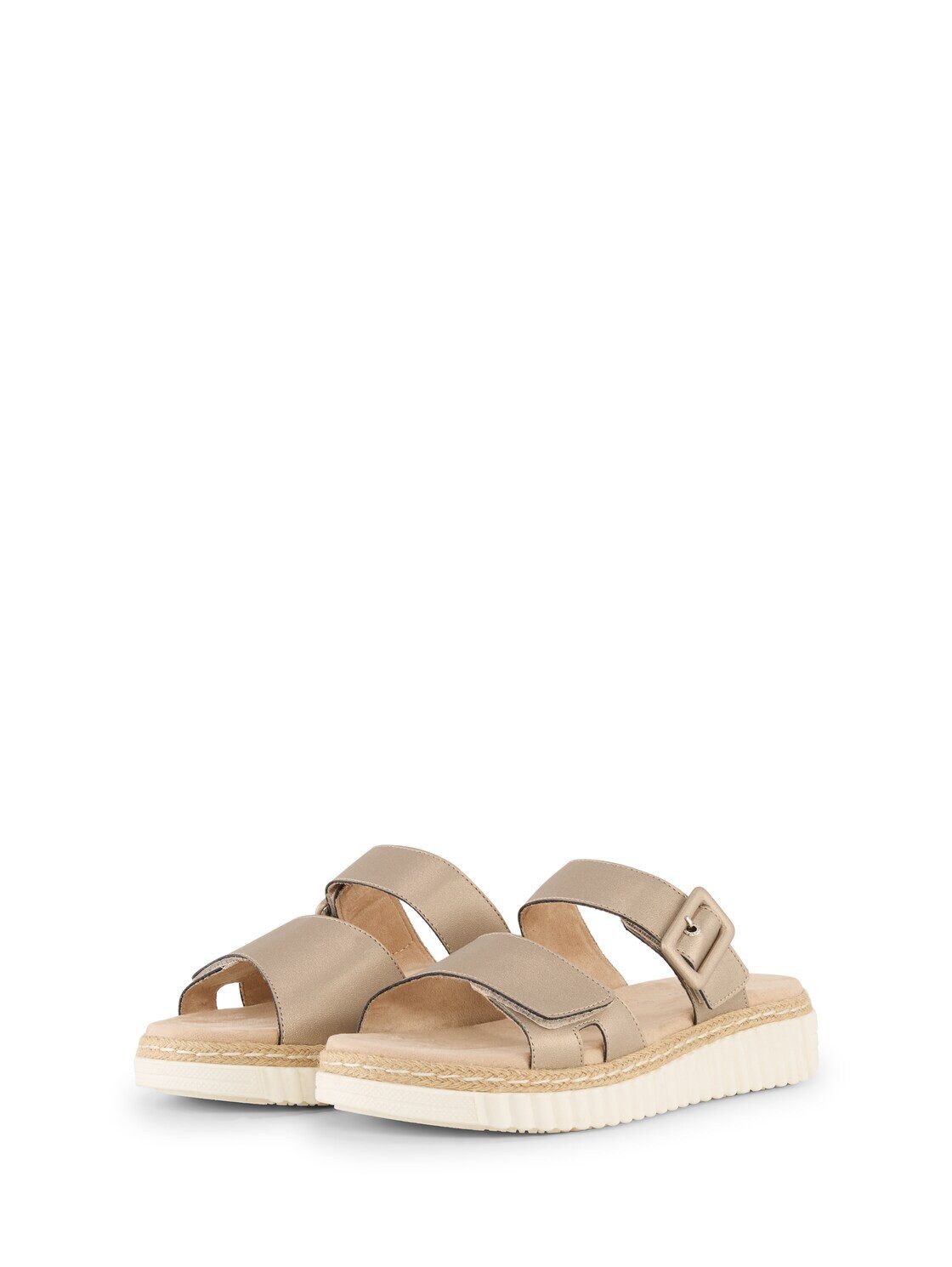 TOM TAILOR Shoes Licence Sandale Sandalen im Metallic-Look
