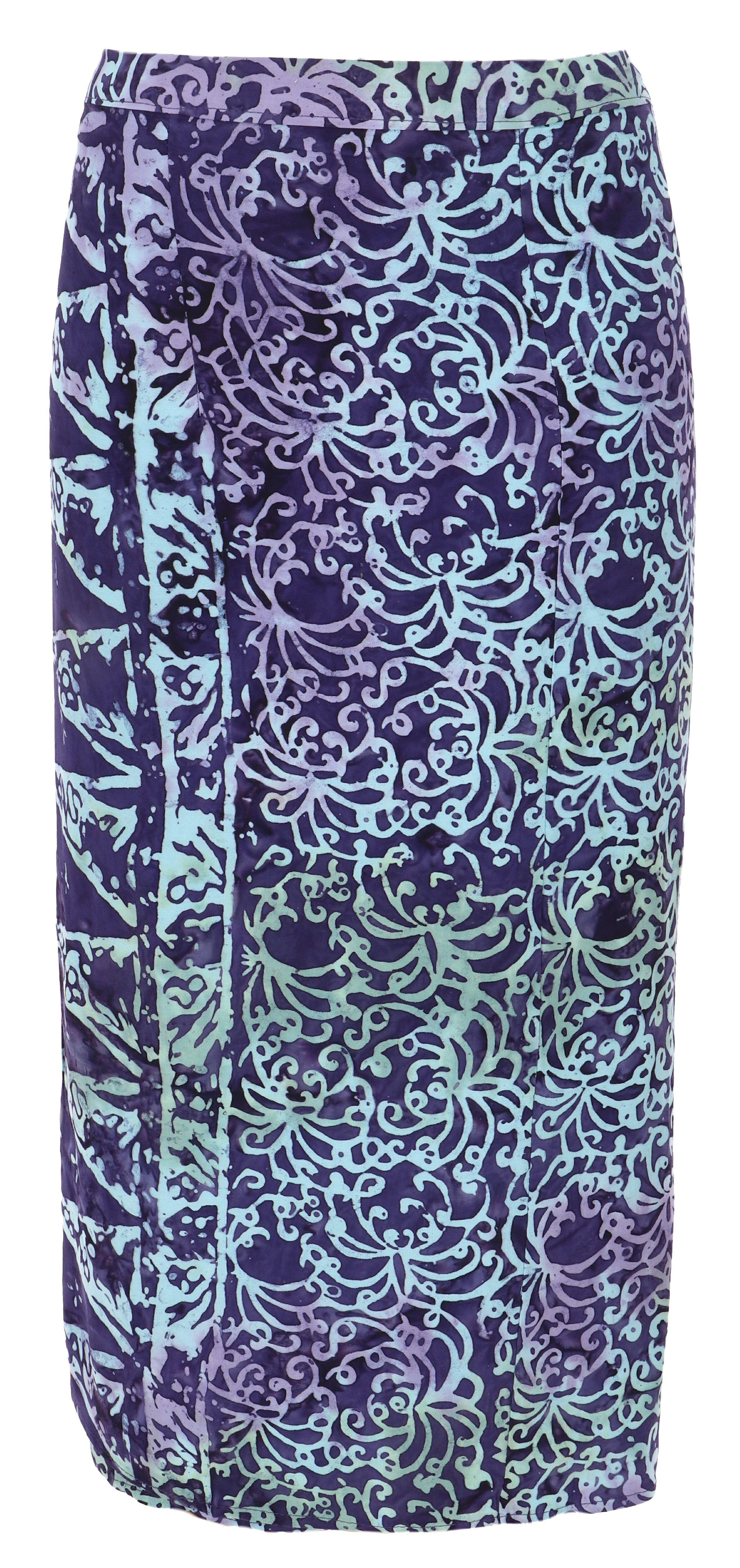 Guru-Shop Minirock 3/4 Wickelrock, Bali Sarong günstig online kaufen